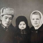 Алексей, Татьяна и Тамара Охиро. 1959 г.